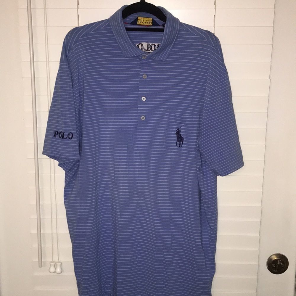 Ralph Lauren Polo Stretch Lisle TPC Performance Center Pro Big Pony Pocket Golf